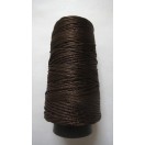 SEAL BROWN Viscose Rayon Cord Dori Thread Yarn - For Embroidery Crochet Knitting Lace Jewelry - 170+ Yards - 70+ Grams